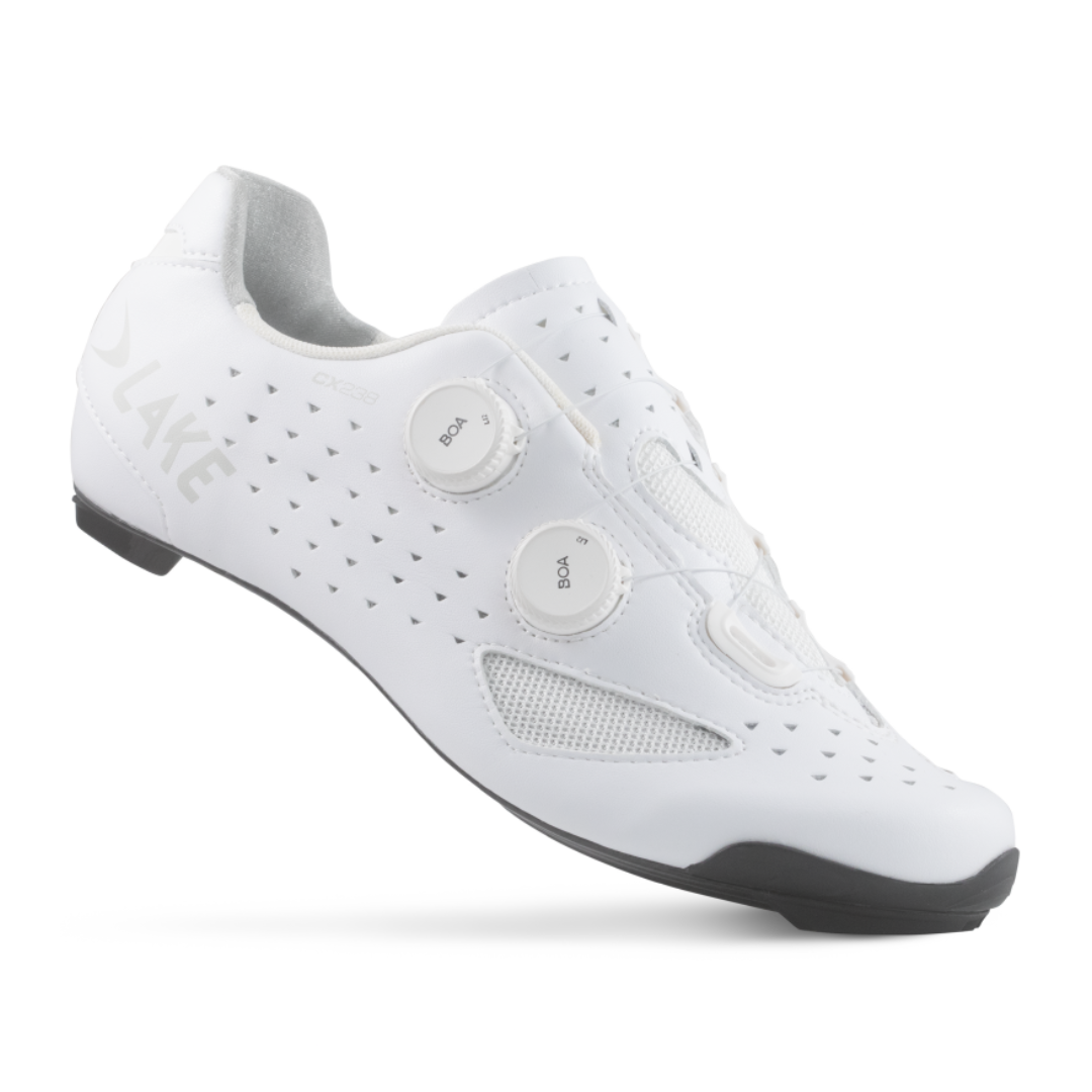 FINAL SALE CX238-X (Wide) White/White Clarino
